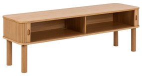 Natúr színű TV-állvány tölgyfa dekorral 140x45 cm Langley – Actona