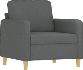 vidaXL sötétszürke szövet kanapéfotel 60 cm