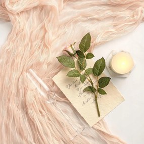 Asztalterítő asztali dekoráció univerzális rózsaszín 80x300cm