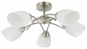 Felületre szerelhető csillár DONNA 5xE27/60W/230V nikkel