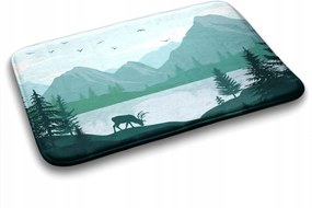 Gumírozott fürdőszobaszőnyeg Szarvas-hegy 75x45