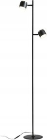 Állólámpa Rendl Nova II Led fekete/króm 2x3.5W 3000K 145 cm
