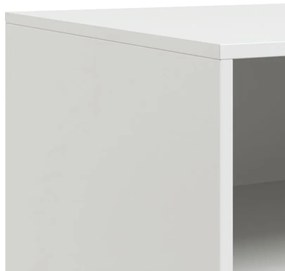fehér acél TV-szekrény 67 x 39 x 44 cm