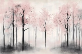 Fotótapéta Flizelina Természet Erdő Park Cseresznye Sakura 312x219 ragasztó