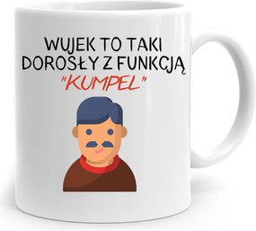 Ajándék Bögre Felnőtt Bácsinak, Barát Funkcióval, fényképes nyomtatással