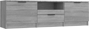 vidaXL szürke sonoma színű szerelt fa TV-szekrény 140 x 35 x 40 cm