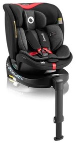 Lionelo - i-Size autósülés 40-150 cm, forgatható alap, fekete/piros