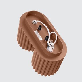 Sollux  SL.1805 - AURA spotlámpa 2xGU10/10W/230V barna