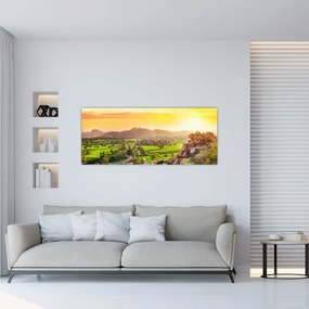 Kép a Hampi-völgyről Indiában (120x50 cm)