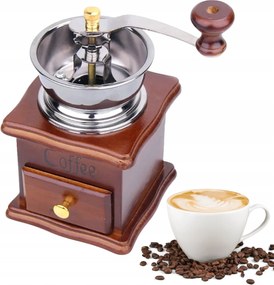 Kávé-bors Daráló Kézi Hagyományos Fa Erős