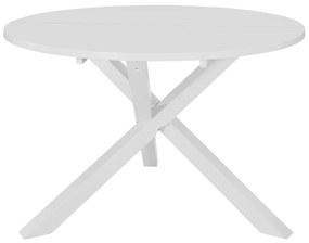 Fehér MDF étkezőasztal 120 x 75 cm