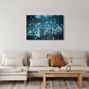 Egy ragyogó metropolisz képe (90x60 cm)
