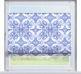 Kész pliszírozott roló római Szicília 100x170cm kék