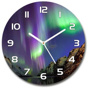 Egyedi üvegóra kerek Aurora borealis pl_zso_30_f_130538510
