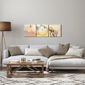 Kép - Meditációs idő (órával) (90x30 cm)