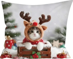 3D mikroszálas párnahuzat RUDOLPH KITTEN 45x45 cm, színes