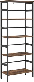 vidaXL Könyvespolc Füstölt tölgy 60 x 29,5 x 149 cm Faanyag