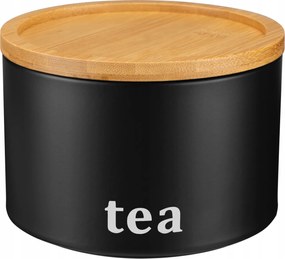 Fém Tároló Doboz Silvano Fekete Tea