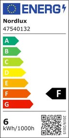 NORDLUX 47540132 FALLON Hengeres Mennyezeti Lámpa Fehér, Acélos LED IP20