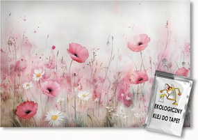 Fotótapéta Flizelina Nyár Rét Kert Pipacsok Margaréták 416x290 ragasztó