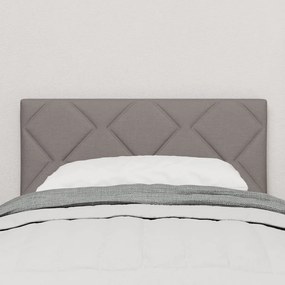 Fejtámla Gyémánt Blokk Design Taupe 80 cm Szövet