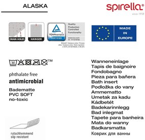 Csúszásgátló alátét fürdőkádba 36x71 cm Alaska – Spirella