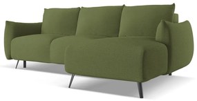 Zöld sarokkanapé (jobb oldali) Malie – Makamii