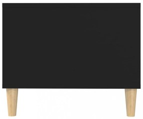 fekete szerelt fa dohányzóasztal 102 x 50 x 40 cm