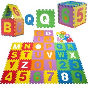 GamesPlanet® Hab kirakós számok és betűk 86 db