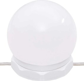 Sonoma tölgy tükrös szekrény LED-ekkel 90 x 31,5 x 62 cm