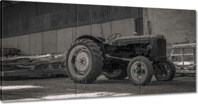 Festmények 180x90 Antik régi traktor