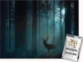 Fotótapéta Erdő Szarvas Állatok Természet Fali Hálószoba Nappali 200x140