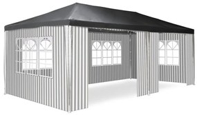 Kerti sátor cipzáras rendszerrel és oldalfalakkal 3 x 6 cm