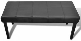 Fekete Kiváló Minőségű Műbőr Tároló láda / Pad