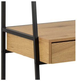 Seaford könyvespolc tölgyfa dekorral, 77 x 175 cm - Actona