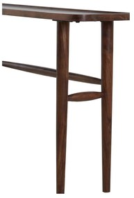 Barna akácfa konzolasztal 30x140 cm Qiano – Light &amp; Living