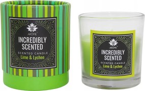 Arôme Gyertya papírtubusban 120 g, Lime és licsi illattal
