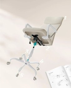 irodai szék, ergonomikus szék cappuccino bézs színben