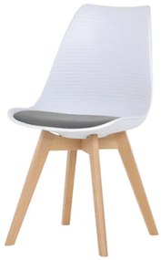 Autronic Étkezőszék műanyag fehér CT-X7056 GREY