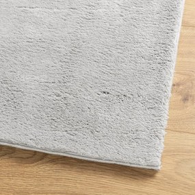HUARTE szürke rövid szálú puha és mosható szőnyeg 140 x 200 cm