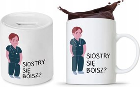 Ápolónő Szett Ajándék Bögre Persely fényképes nyomtatással