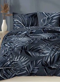 Pamut szatén ágyneműhuzat 140x200 +70x90 Nagyméretű ágyneműhuzatok szürke színben