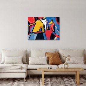 Kép - A férfiak absztrakciója (70x50 cm)