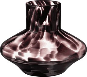 Barna üveg kézzel készített váza (magasság 28 cm) Glom – noo.ma