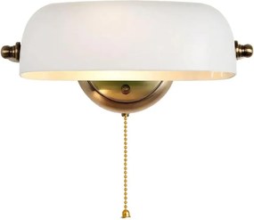 Brilagi - BANK OFFICE fali lámpa 1xE27/60W/230V sárgaréz/fehér