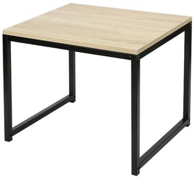 Dohányzóasztal készlet (2 db.)  Hustler Typ 2 (szonoma tölgy + fekete). 1075388