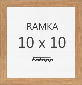 Négyzet alakú képkeret Barna 10x10 négyzet