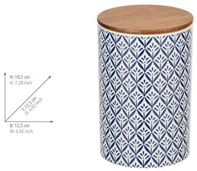 WENKO 54096100 - LORCA tárolódoboz 12,5x18,5 cm színes/barna/szürke