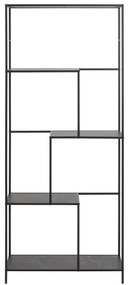 ALMA könyvtárszekrény antracit színben