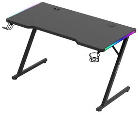 Zondo PC asztal Hyperion 2.5 (fekete + többszínű) (LED világítással). 1087502